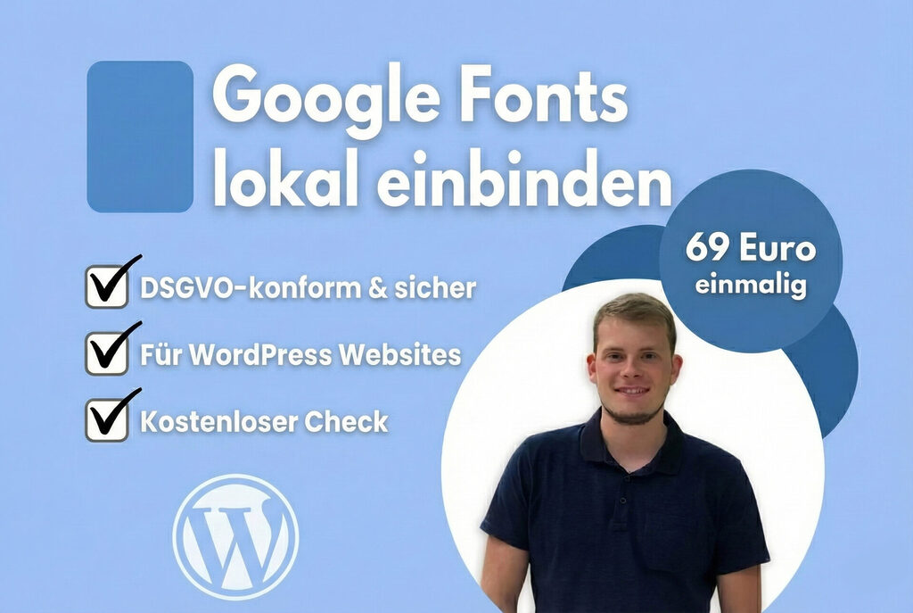 Google Fonts lokal einbinden, WordPress DSGVO-konform